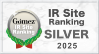 Gomez IR Site Ranking IR Site Overall Ranking Silver Award 2025